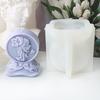 Reusable Silicone Mold Girl/Married Couple Candle Mould Creative Aromatherapy Making Mold Festive Decoration Supplies
