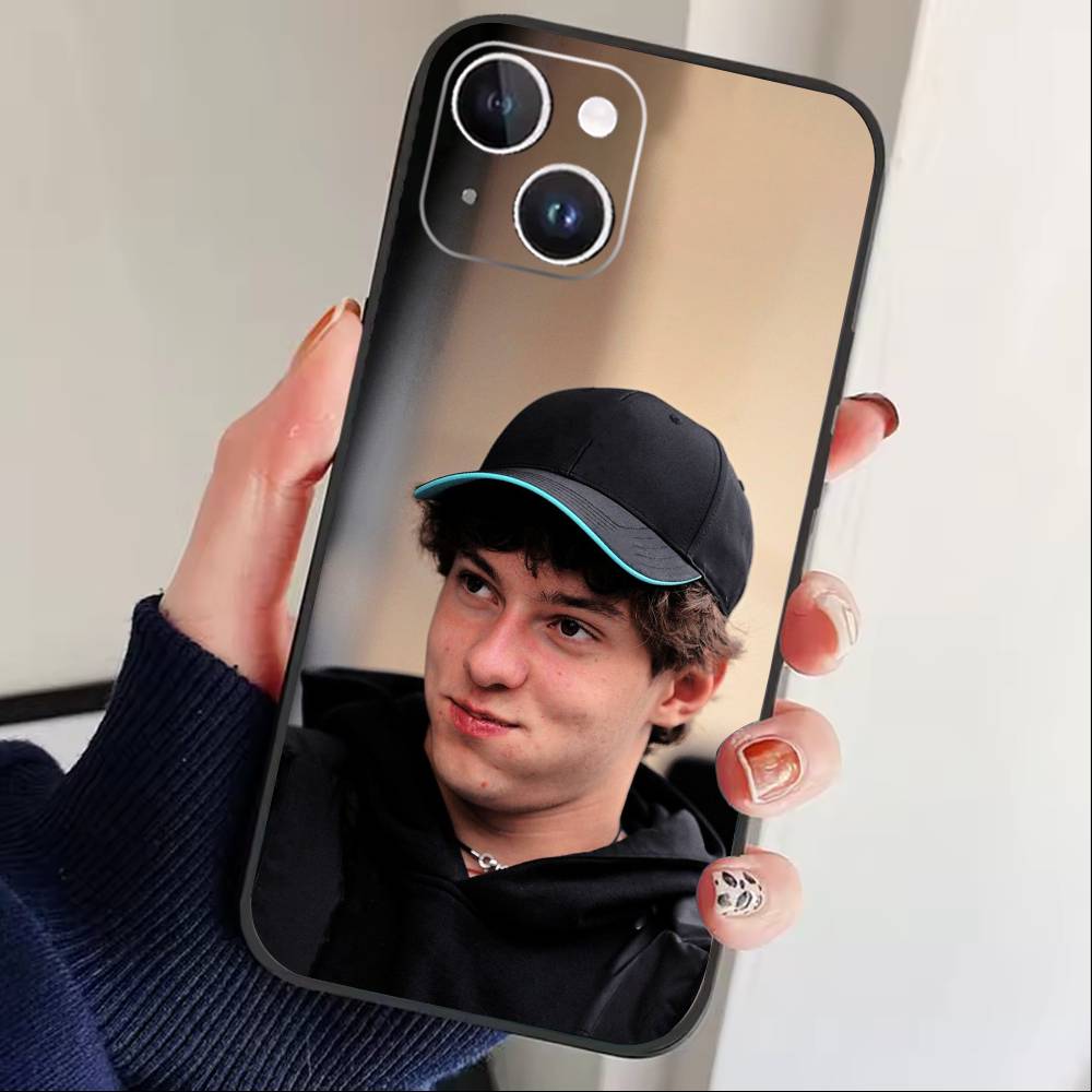 L-Kimi Cool A-Antonelli Phone Case For iPhone17,16,15,14,13,12 Plus,Max Soft Silicone Black Cover