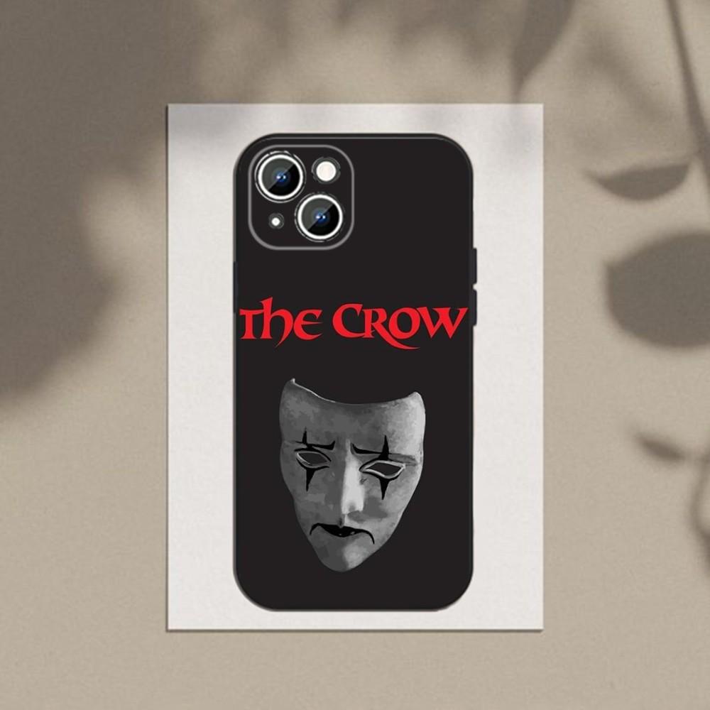 Thriller T-THE-C-CROWS  Phone Case For Apple iPhone 15,14,13,12,11,XS,XR,X,8,7,Pro,Max,Plus,mini Silicone Black Cover