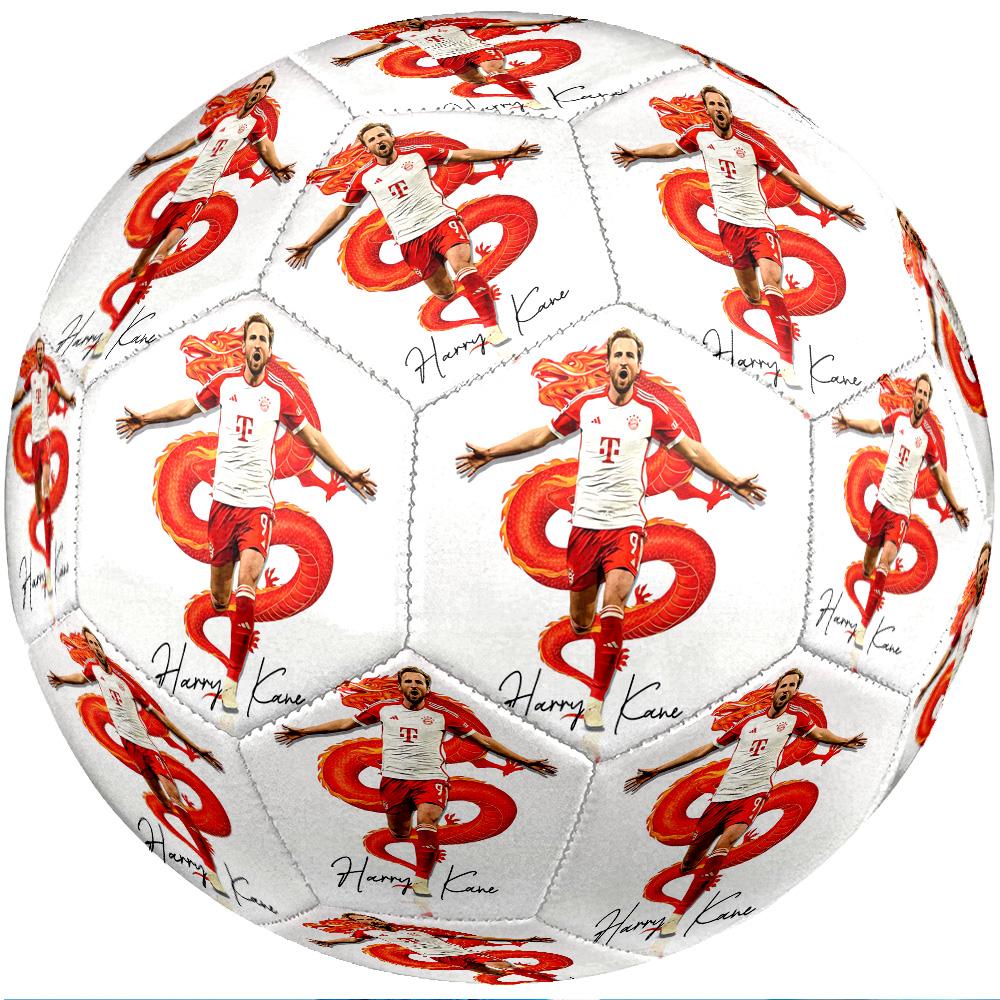 Harry Kane Theme Soccer Ball Size 5 Soccer Ball Soft Touch Professional Training Football for Outdoor Sports