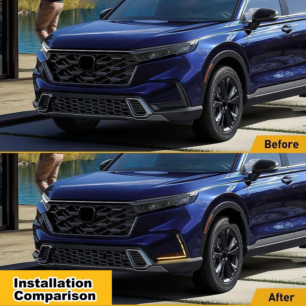 2pcs Fog Light Lamp Daytime Running Strip Lights Kit Clearance Light for Truck SUV Car