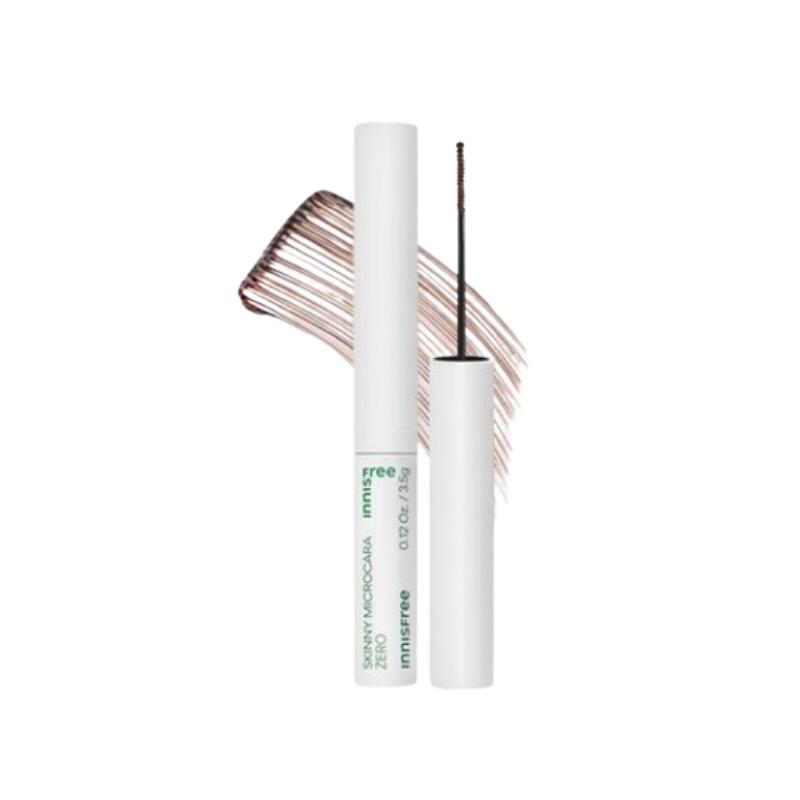 Innisfree Skinny Microcara Zero 3.5g | Smudge-Proof Mascara with Ultra-Slim Brush [Black / Brown]