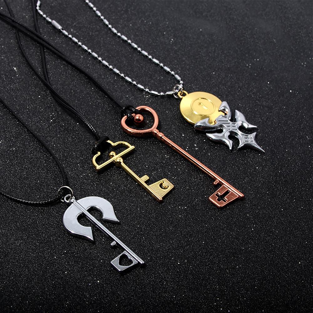 Collier avec pendentif empreinte digitale Nisekoi avec design de personnage de dessin animé pour les fans d'anime