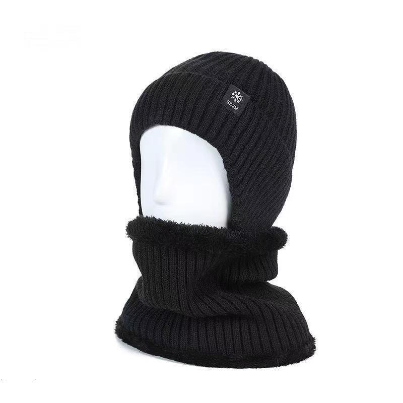 Winter Hat, Men's, Winter Warm Ear Protection Hat, Thick Knitted Yarn Hat, Winter Cycling Hat, Unisex