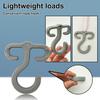 1/5Pcs Outdoor Hook Easy Installation Rust-Prevention Hanging Hook Strong Load-Bearing Deform-resistant Hook
