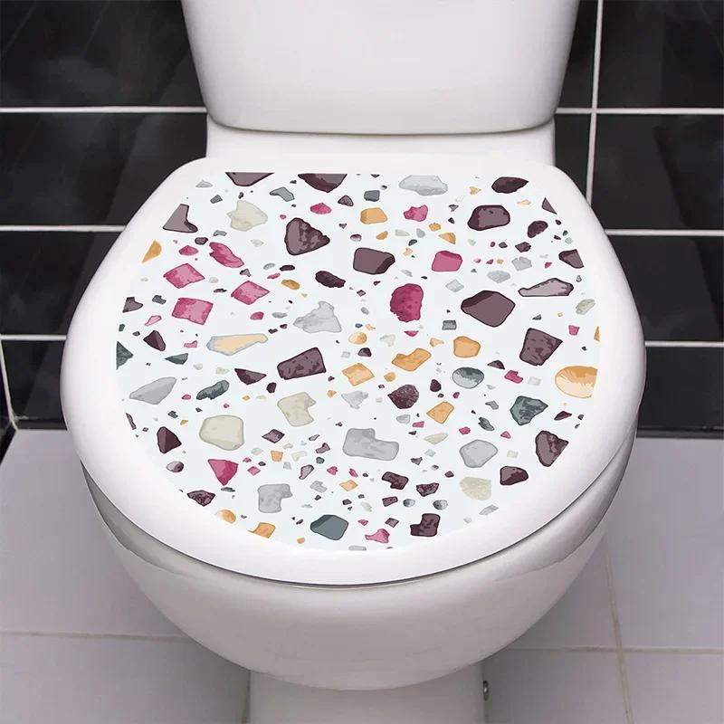 Mehrere Stile Unterwasser Tier Muster Toilettendeckel Aufkleber Badezimmer Dekoration Badezimmer Abnehmbares Gemälde Wandbild Toilettendeckelbezug