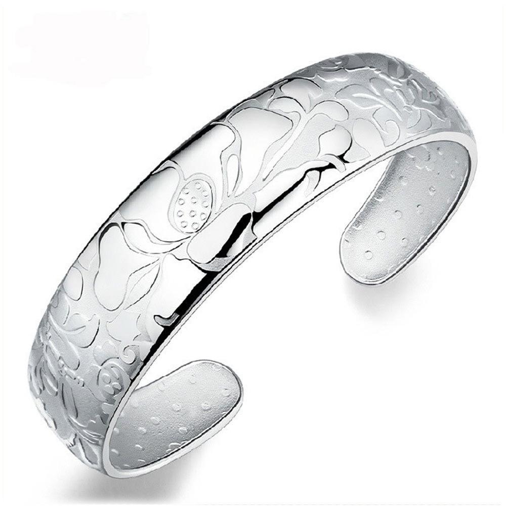925 Sterling Silver Bracelet For Women men Fashion Wedding Party Cute Lady Handmade weaving Jewelry adjustableGood product