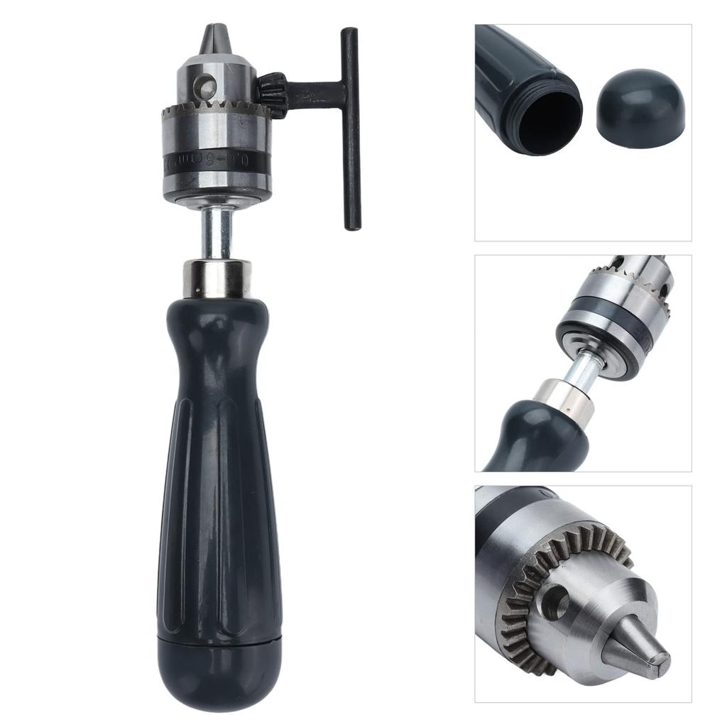 Powerful Hand Drill Bit Set with Pin Vise and Precision Clamping for Soft and Acrylic DIY Chuck, 0.6-6mm Range, Woodworking, Metals, Panels,