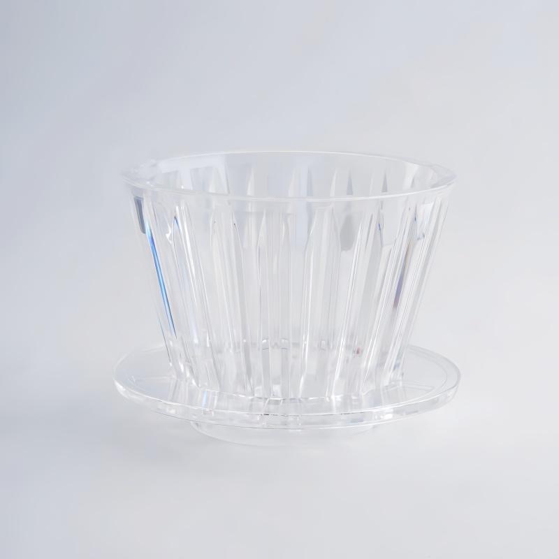 1 Stück Wiederverwendbarer Kaffeefilter Dripper, Kuchenförmiger Flachbodenfilter, Kaffeefiltertasse für Zuhause, Geeignet für Restaurant, Küche