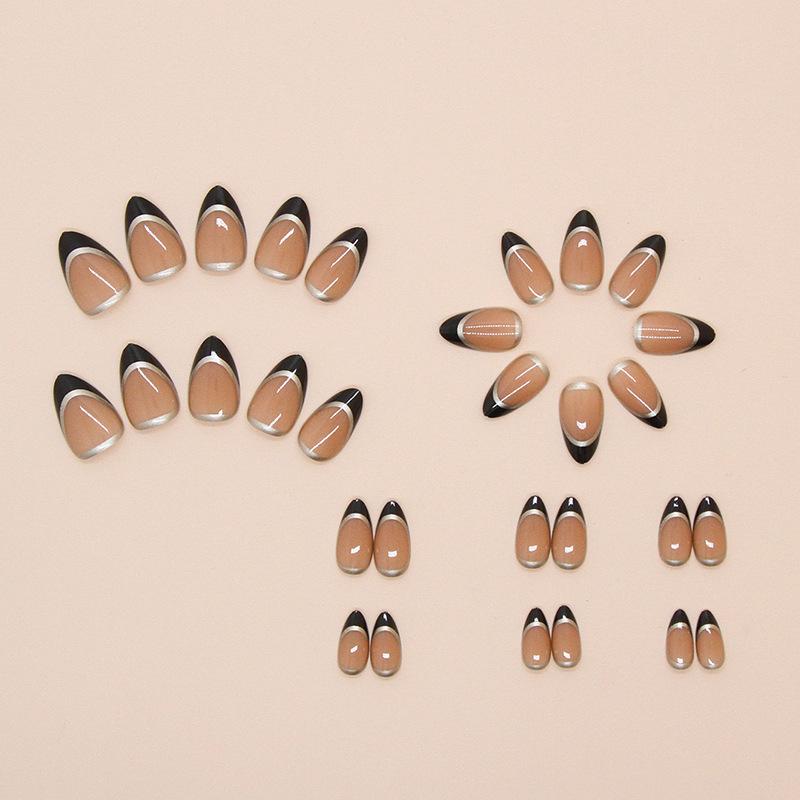 Fake Nails Europe And America Wear Nail Phnom Penh Fake Nails Removable Nail Art Tablets French Nail Patches 30 Pieces