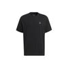 Neo Cartoon Pattern Letter Print Round Neck Short Sleeve T-Shirt Men Tops Black HM2028