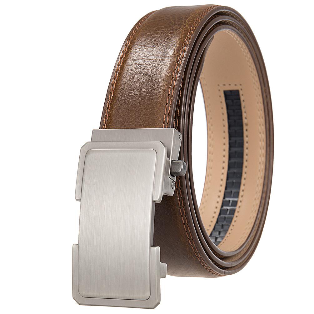 Belt Belt, Two-Layer Leather Belt, Automatic Buckle Belt Ly36-25568-1