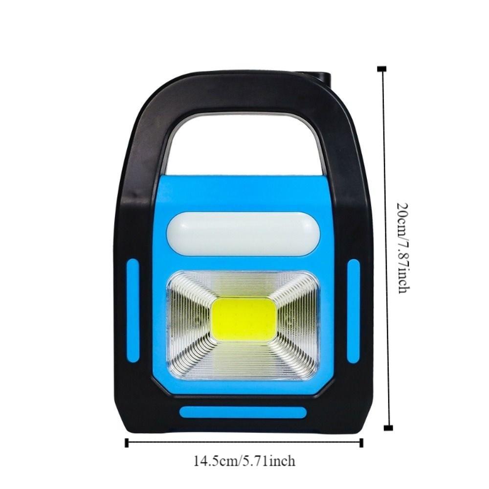 3 In 1 Solar Camping Lantern Waterproof Portable COB LED Work Lamp USB Rechargeable Handheld Searchlight Outdoor Adventure