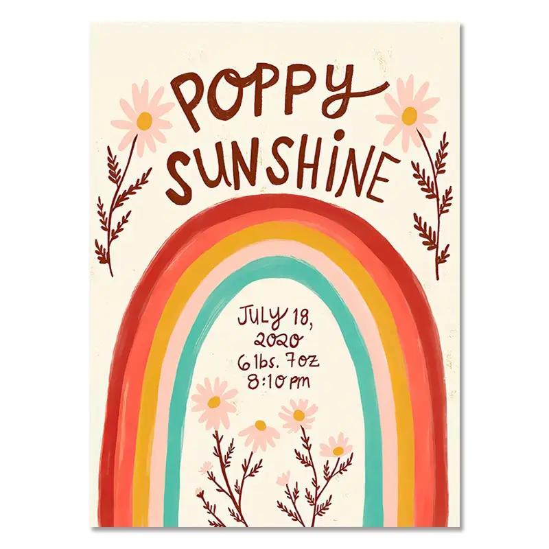 Inspirational Quote Art Poster Boho Nursery Color Canvas Painting Claude Monet Wall Print Flower Picture Study Room Home Decor