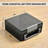 Battery Storage Organizer Holds 72 AA AAA Batteries Battery Box Case Garage Container Home Drawer Organization Dispenser Holder