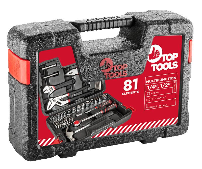 Tool set 1/4", 1/2" 81 pcs.