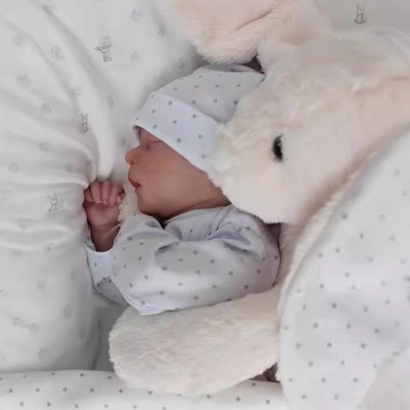 Bambola Reborn 18 Pollici Realistica Bebe Darren Dipinta Delicatamente Corpo Intero in Vinile Riciclato Bambola Neonato Compagno di Gioco per Bambini Giocattolo Burattino Regalo di Vacanza per Bambini