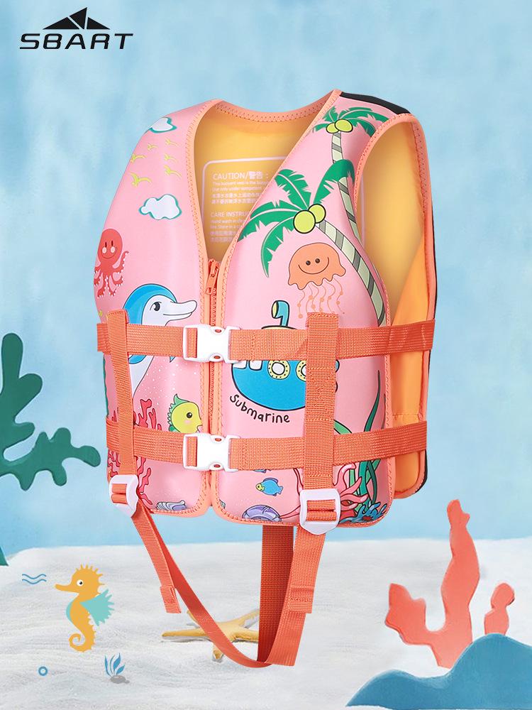 Sbart Children's High Buoyancy Outdoor Life Jacket for Beach and Rafting
