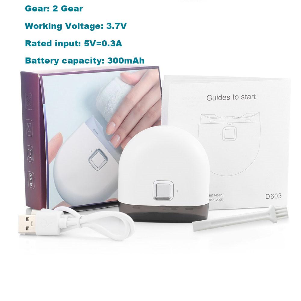 

Electric Nail Clipper Automatic Grinding & Polishing with Light Nail Cutter Manicure for Baby Adult Rechargeable Nail Trimmer