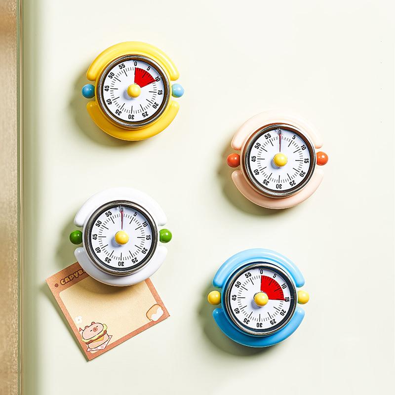 Elegant Vintage Kitchen Timer With Magnetic Attachment - 60-Minute Countdown & Audible Alarm, Perfect For Cooking, Office Tasks