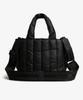 Hunter [Unisex] Intrepid Puffer Mini Tote Bag - Black/Red Box Logo