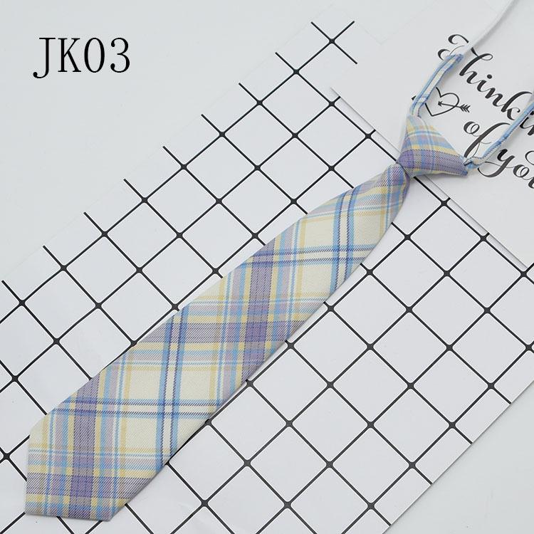 Japanese College-Style Uniform with Easy Plaid Tie