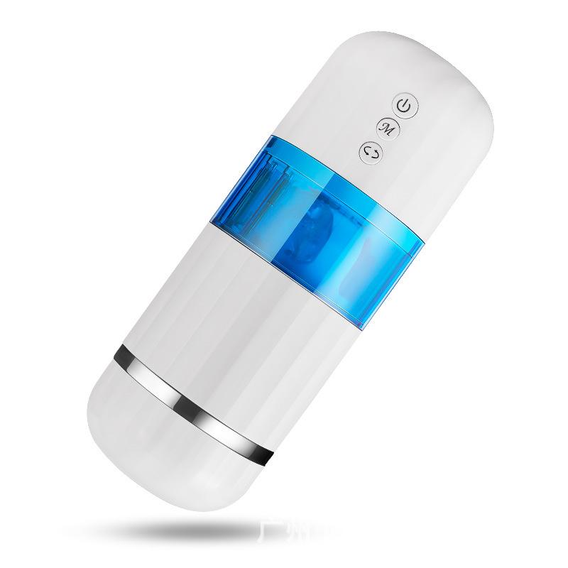 Fully Automatic Rotating Vibration Exercise Stroking Cup Adult Male Masturbation Device Suction Jet Cup Penis Training Device