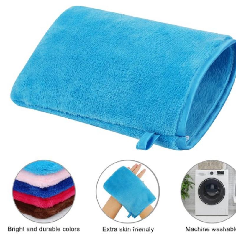 1 Pcs Colorful Makeup Remover Cleansing Glove Reusable Soft Microfiber Face Care Towel Beauty Facial Cleansing Cloth Skin Care