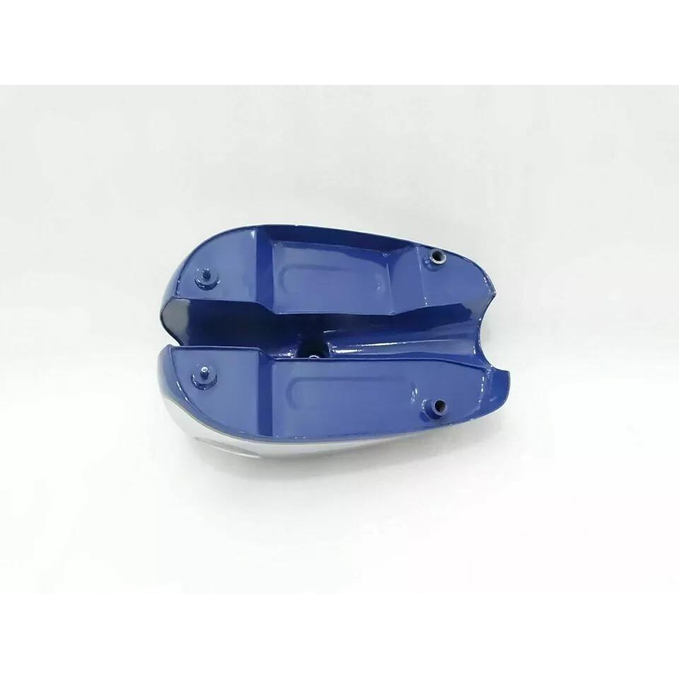 BSA B33 1955 Swinging Arm 2 Gallon Blue & Chrome Painted Petrol Tank + Cap |Fit