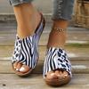 Summer Fashion 2026 Women Slip on Platform Wedge Comfortable Sandals Plus Size Shoes for Women 36-43 Non-slip Women Slippers