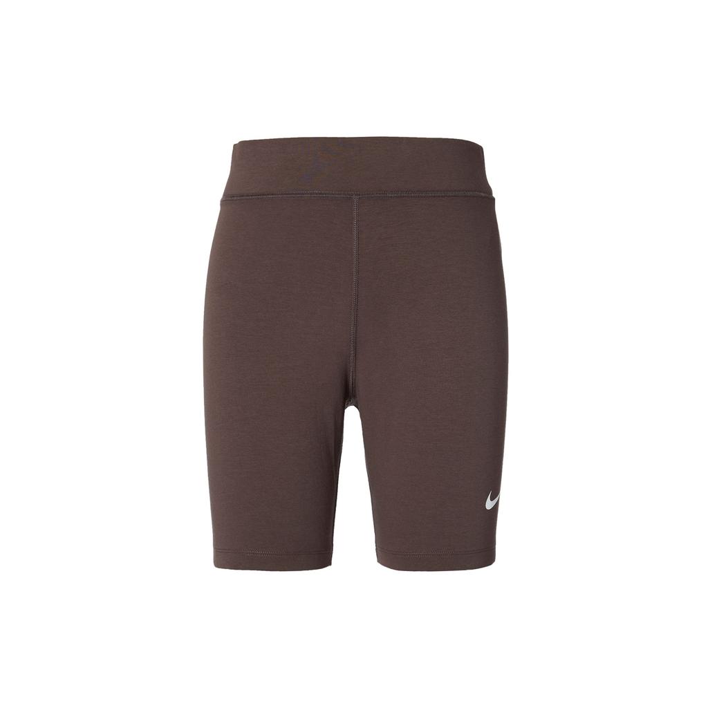 Nike Sportswear Classics High-Waisted Cycling Shorts Women Bottoms Baroque-Brown DV7798-237