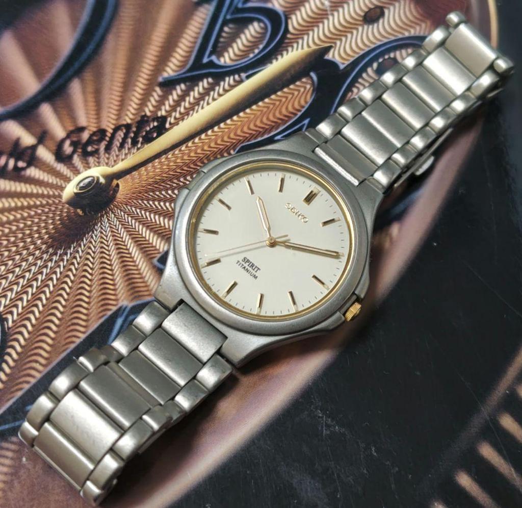 [USED] Seiko SPIRIT Titanium Model Number 7N01-7100 Working