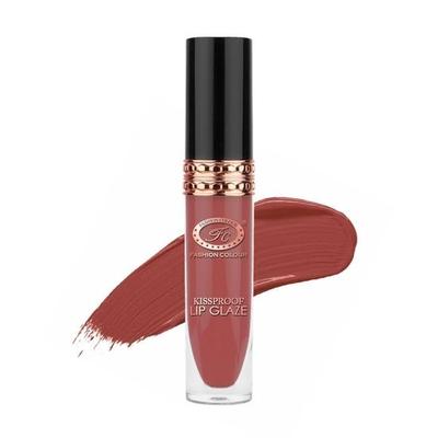 Fashion Colour Kissproof Lip Glaze Lipstick | Upto 12 Hours Stay | Velvet Texture | Non Transfer Lipstick Waterproof | Highly Pigmented | 7g