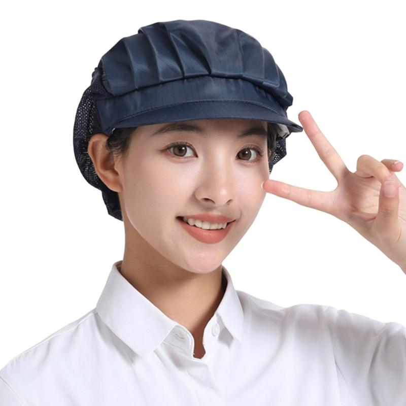 Comfortable AntiStatic Cap Breathable DustProof Mesh Hat for Industrial Workshop