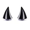 2-1pcs Short Devil Horns Helmet Decorative Sticker Motorcycle Bike Helmet Shape DIY Rubber Decorative Headgear Accessories