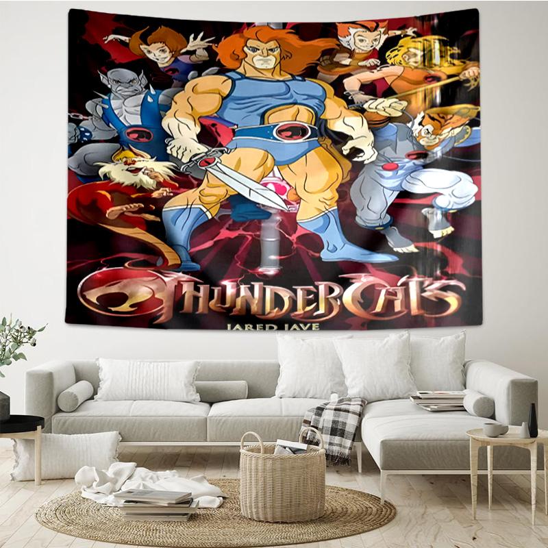 1PC Thundercats Adventure Quest Tapestry Accessories Playroom Tapestry, for Bedroom,Livingroom, dormitory Room Wall Decor Fan Birthday Gifts