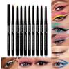 9 Colors of Colorful Eyeliner Pencils, Long-lasting, Waterproof and Non-smudged, Suitable for All Scenes and Can Be Used By All People