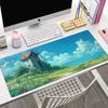 Anime Scenery Large Mouse Pad Desk Mat With Stitched Edge Nonslip Durable Gaming Mats Pc Accessories Keyboard Desk Pad Mauspad