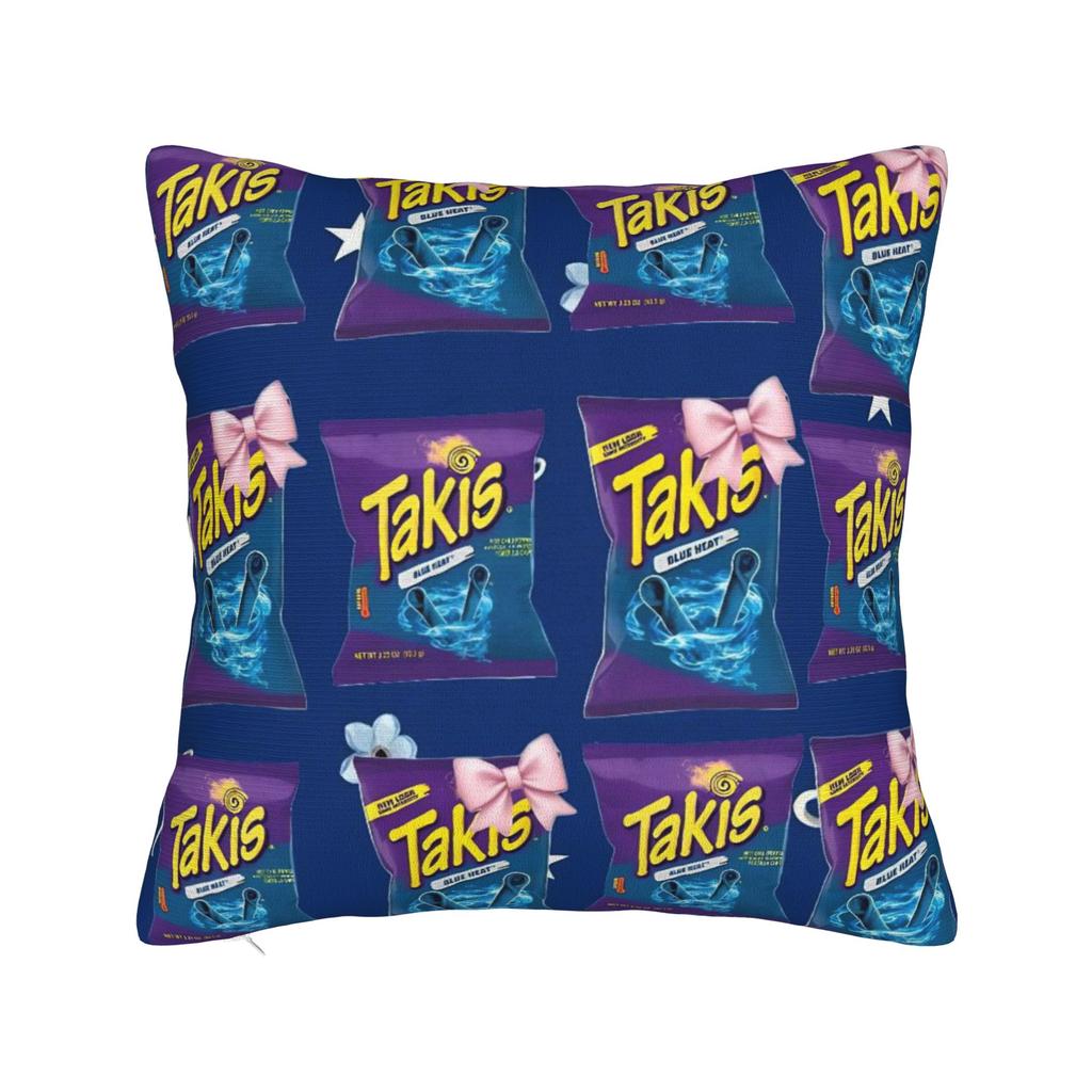 Takis Chili Chips Pillow Case Retro Trendy Pillow Cover Comfy Pillowcases For Sofa Home Decor