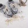 1 Pc Lace pearl bow Shoe Shoelaces Charms for Sneakers Decorative Shoe Flower Buckle Decorative Shoe Fashion Charm Accessories