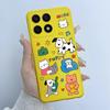 For Huawei Honor X8a Case HonorX8a Soft TPU Silicone Cover Cute Cartoon Panda Phone Case For Honor X6a HonorX6a Plus Coque Funda