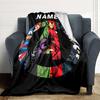 Custom Name Deadpool Wolverine blanket for Couch & Bed, Plush Cozy Fuzzy Blanket Super Soft & Warm Blankets for Fall and Winter. 090823