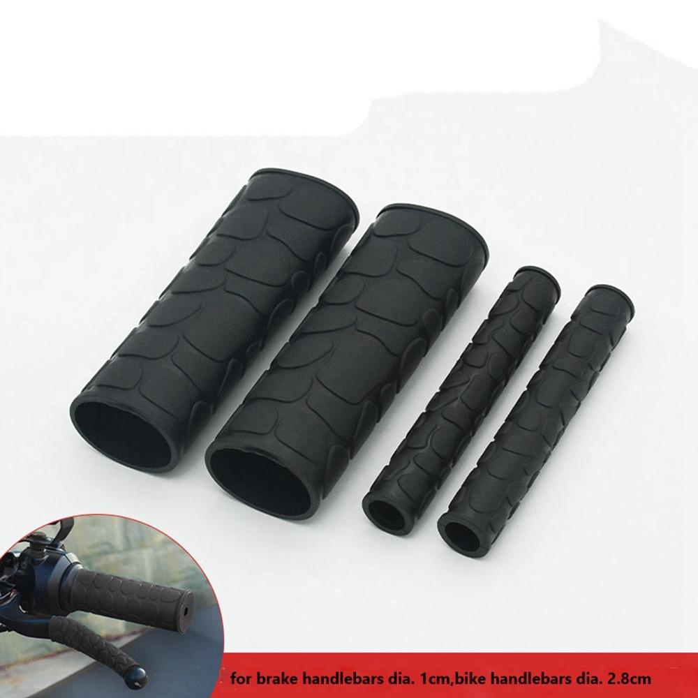 

5 Colors Anti-skid Handle Cover 2 Sizes Rubber Handle Cover Electric Bike Accessories чорний