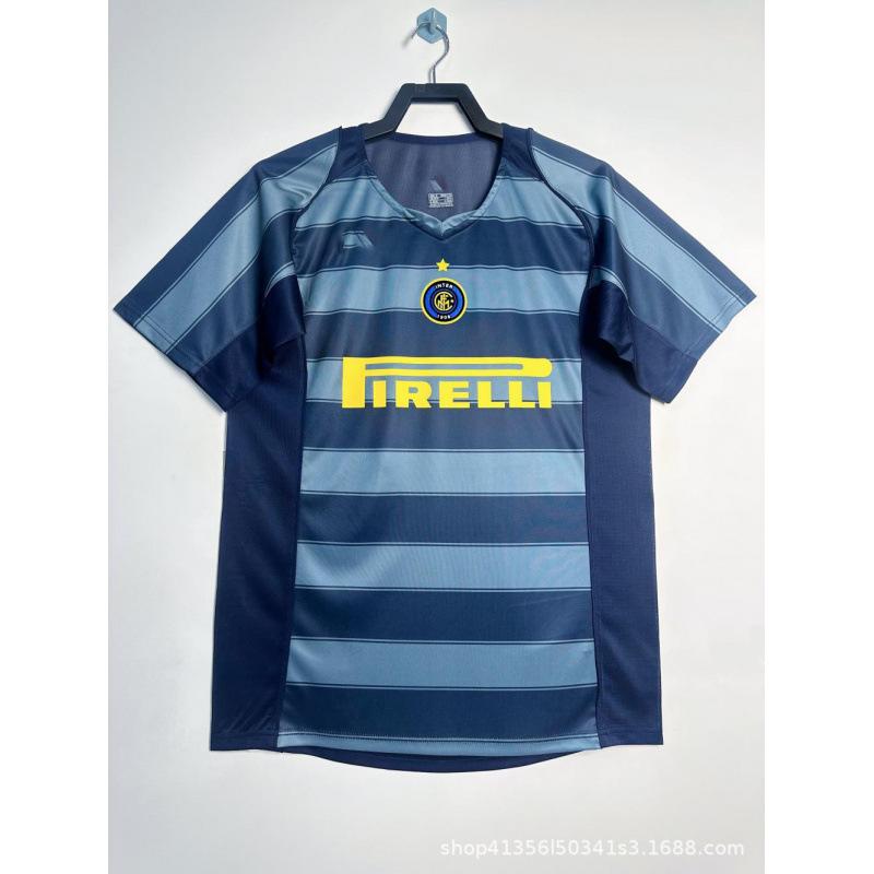 0809 Classic Retro Inter Jersey Home and Away Short-sleeved No. 22 Milito Champions League Serie A Club Football Jersey