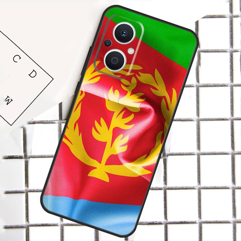 Eritrea Flag Phone Case For OPPO Reno 14F 10 11 12 13 F 14 Pro 8T 7 8 Lite OPPO Find X8 X6 X5 X9 Pro Cover