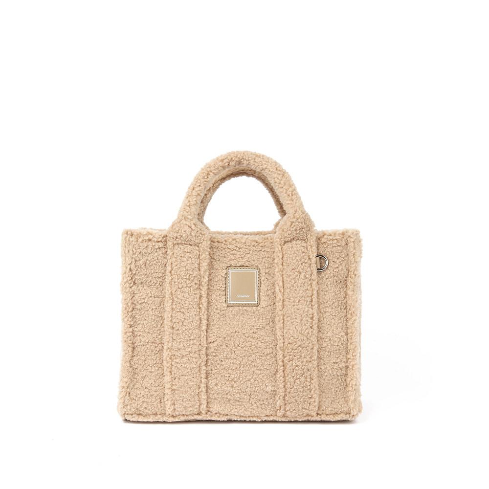 Conamor Curly Tote Bag - Beige