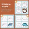 Interactive Magic Drawing Practice Book for Kids Ages 3-6 Step-by-Step Art Skills Development Educational Tool
