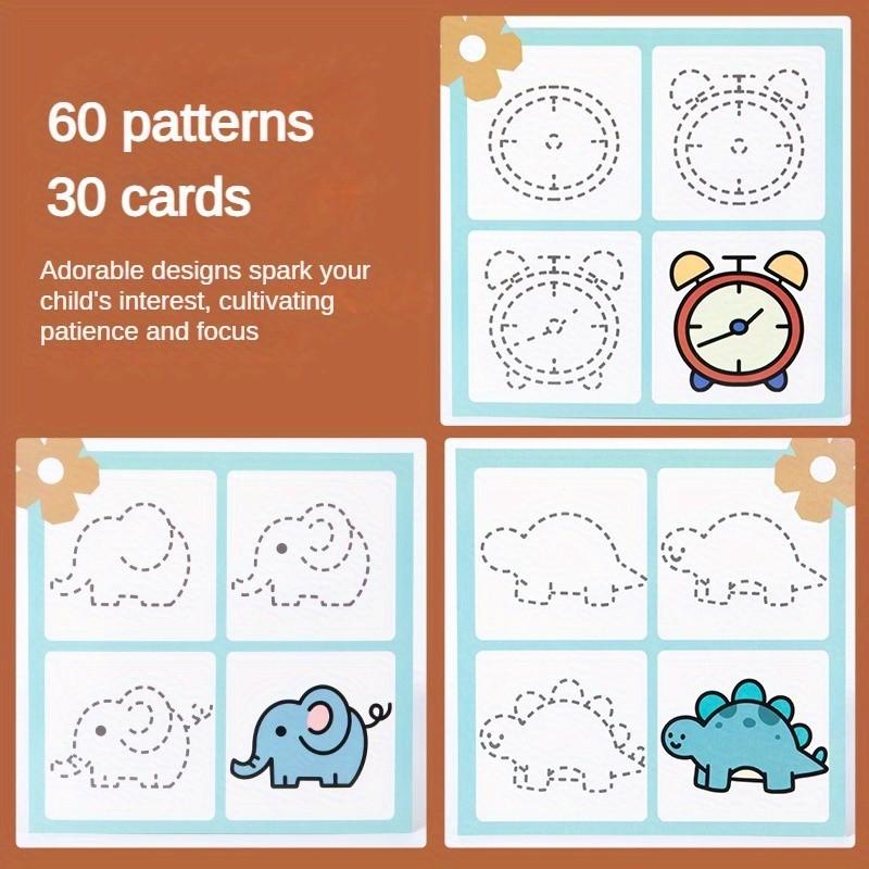 Interactive Magic Drawing Practice Book for Kids Ages 3-6 Step-by-Step Art Skills Development Educational Tool