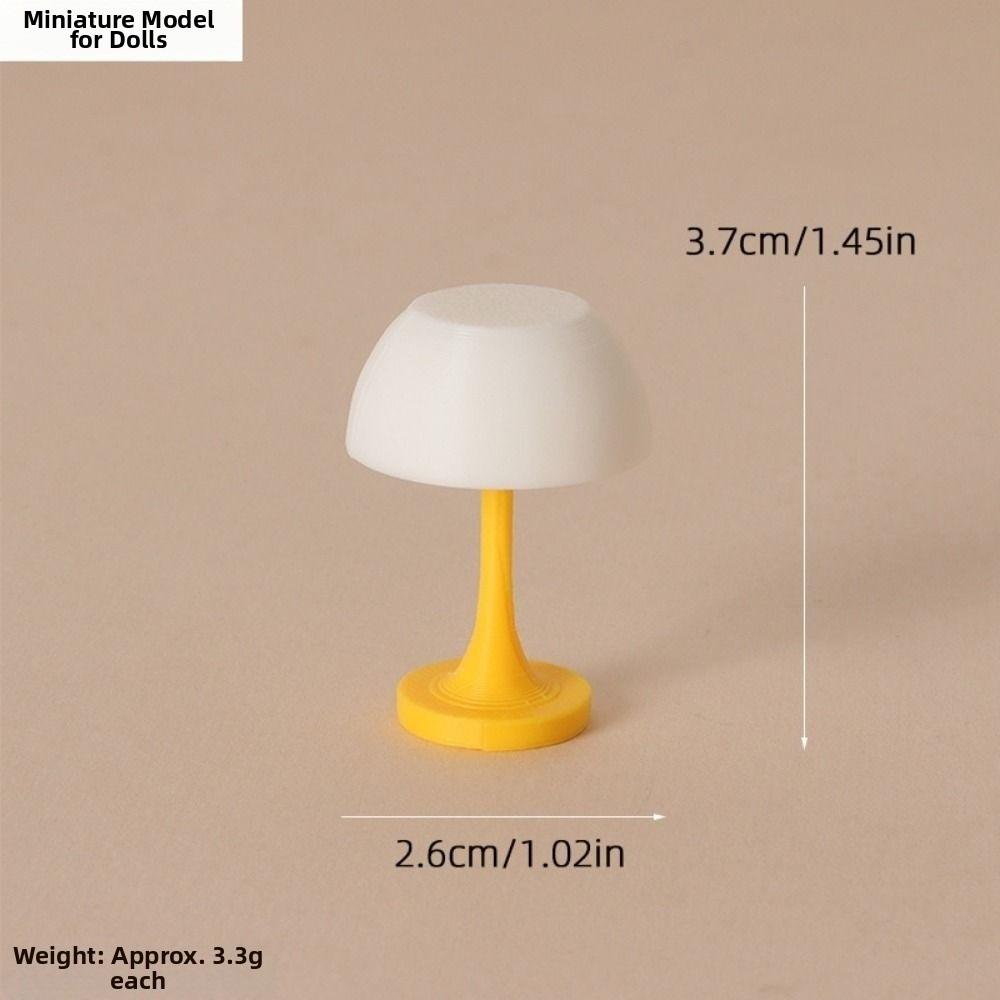 

1:12 Desk Lamp Study Model Micro Scene Light Ornament Dollhouse Furniture Decoration 9