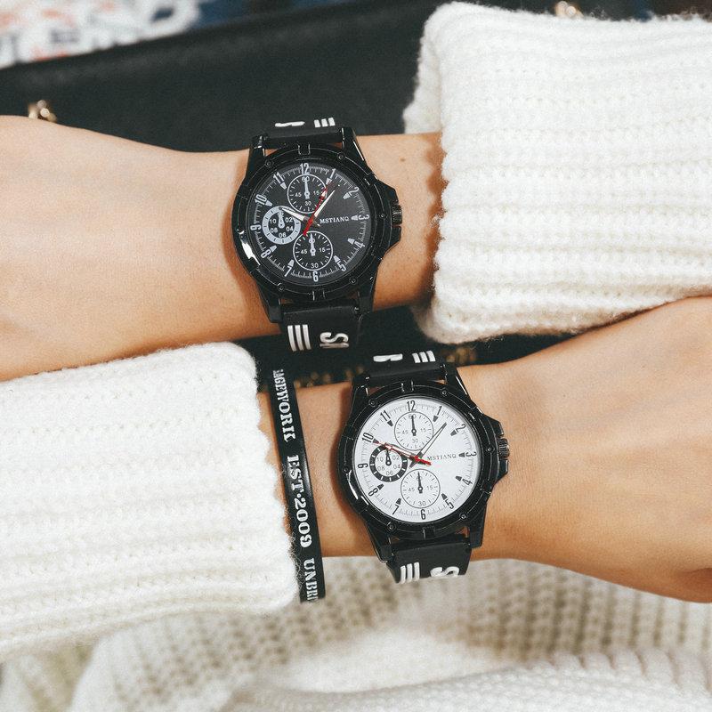 Silikon-Uhr für Jungen und Mädchen, Studenten, Einfache Knallerprodukte, Lässig, Einfach, Sport, Herrenuhr